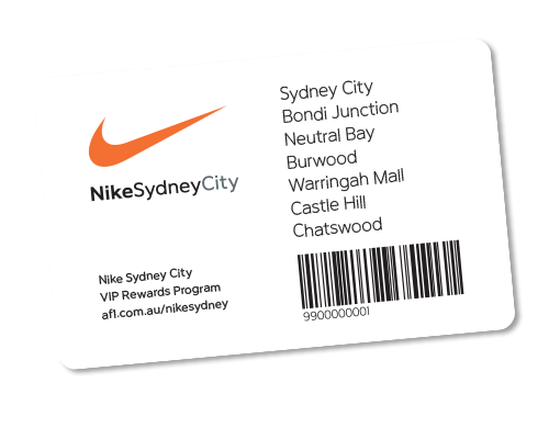 Nike Sydney VIP Rewards | Largest 